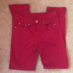Red jeans size 10